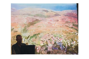 Lin Olschowka, Repoussoir 1, 2024, 160x210cm